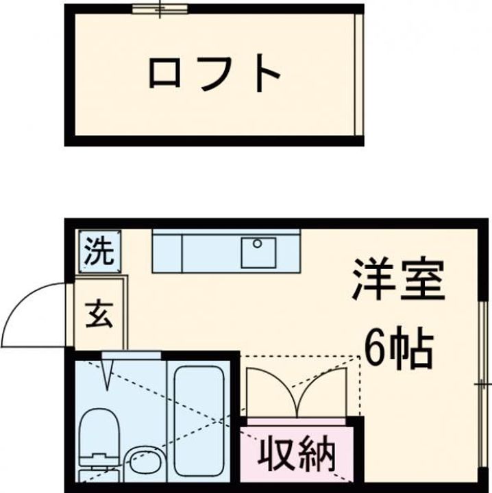 フルール調布の間取り