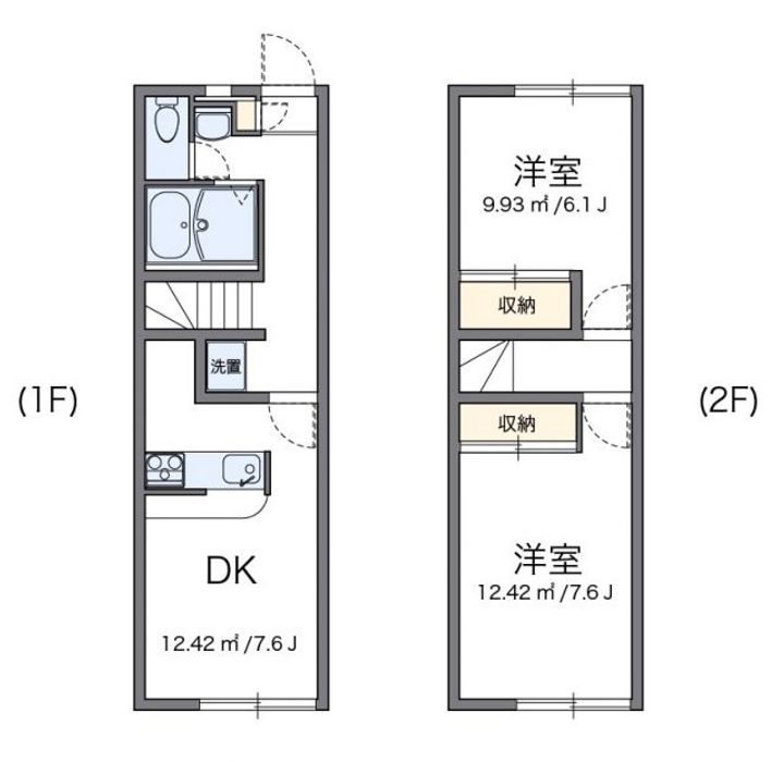 レオパレスサニーヒルの間取り