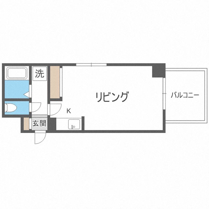 ハウスオブリザ北23条の間取り