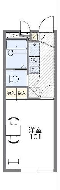 レオパレスサンプラザIの間取り