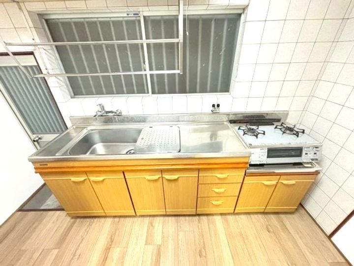 大阪府河内長野市菊水町(一戸建)の賃貸物件のキッチン