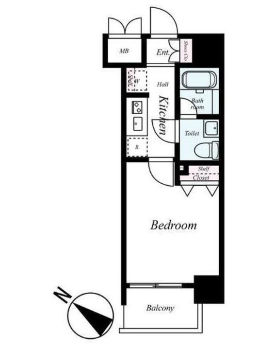 東京都練馬区関町北2(マンション)の賃貸物件の間取り