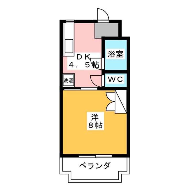 マンションモンマルトルの間取り
