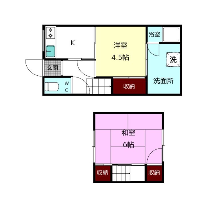 奈良県奈良市秋篠町(一戸建)の賃貸物件の間取り