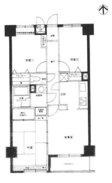 ライオンズマンション本庄の間取り