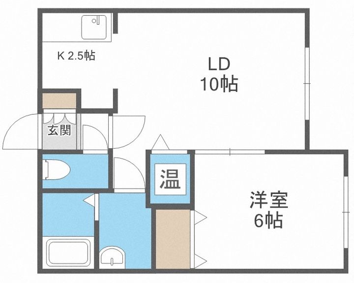 クラリス菊水の間取り