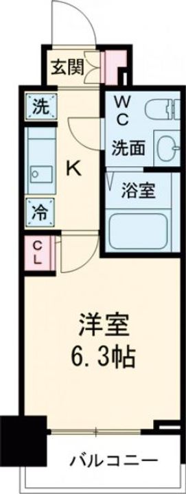 KDXレジデンス板橋本町の間取り