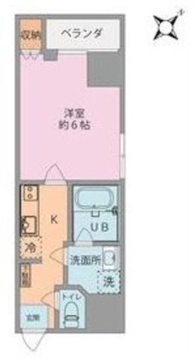 スカイコートパレス八丁堀の間取り