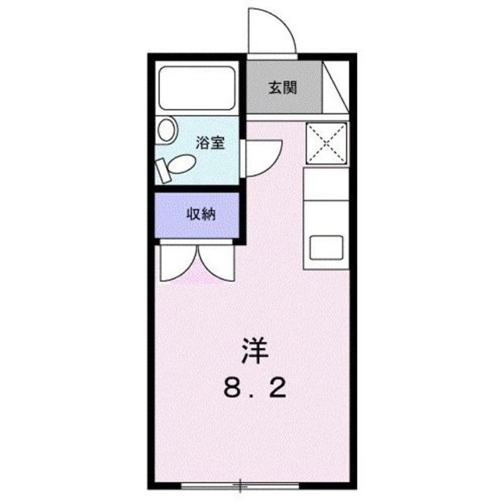 第二大川ハイツの間取り