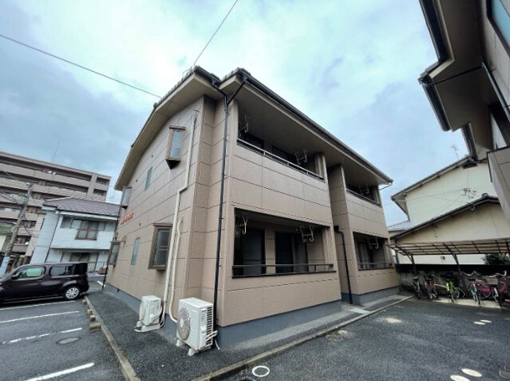 岡山県倉敷市幸町(アパート)の賃貸物件の外観