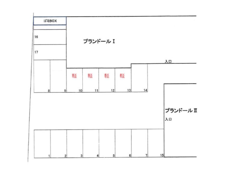 プランドールIの地図