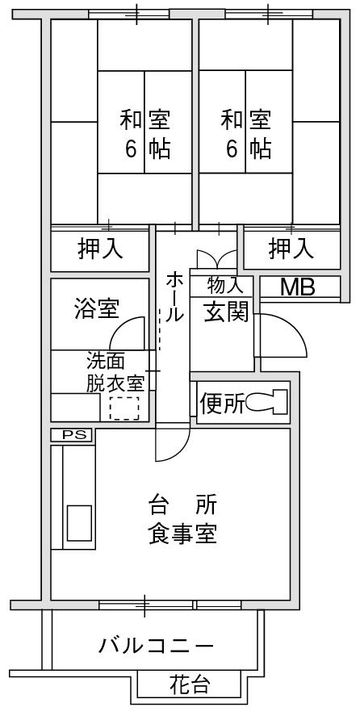 大阪府大阪市東淀川区井高野1(一戸建)の賃貸物件の間取り