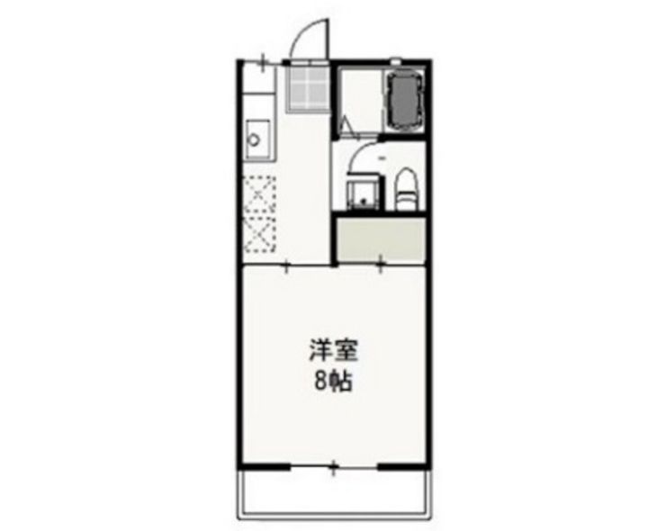 コーポ・レーベン Cの間取り