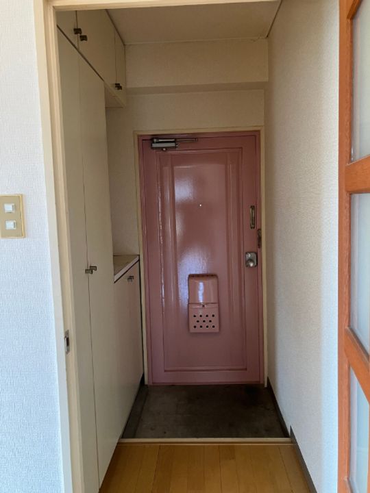 シティーハイツの玄関