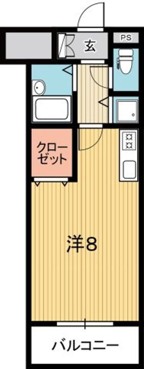 高知県高知市昭和町(マンション)の賃貸物件の間取り