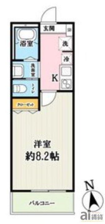 埼玉県富士見市針ケ谷1(アパート)の賃貸物件の間取り