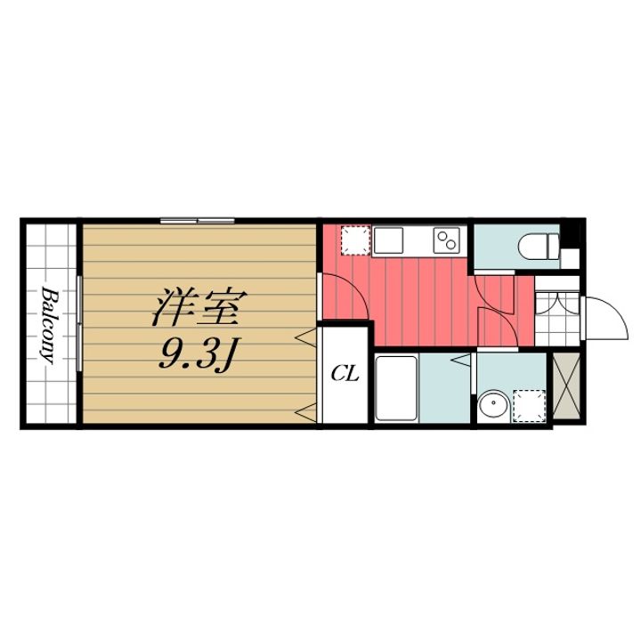 千葉県千葉市中央区今井2(マンション)の賃貸物件の間取り