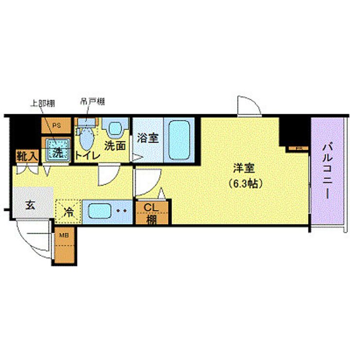 グランド・ガーラ横濱山下町の間取り