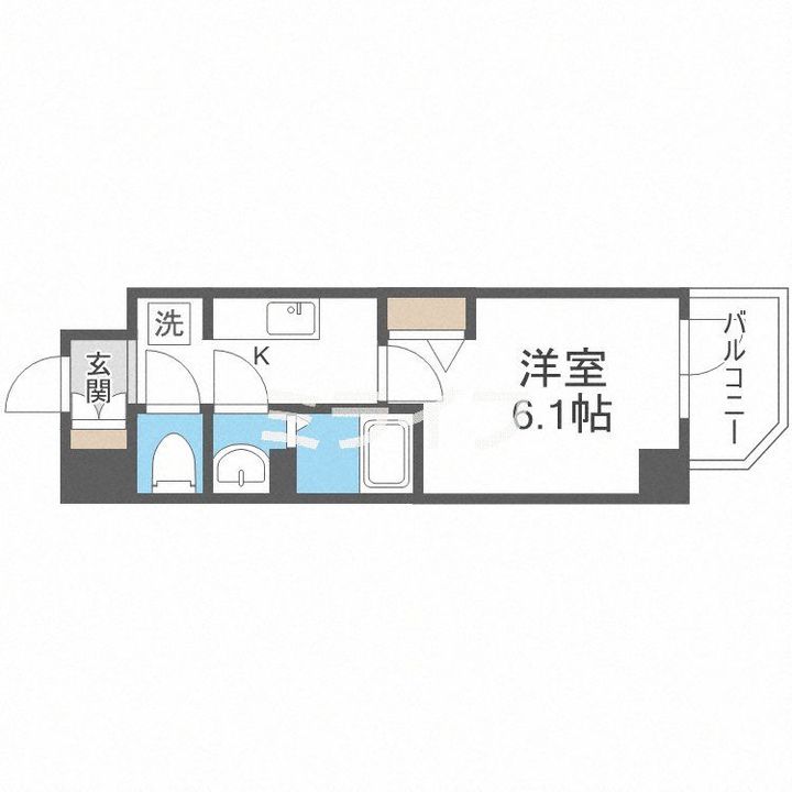 スプランディッド天王寺パークサイドの間取り