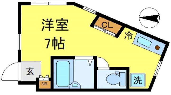 ルーヘン壱番館の間取り