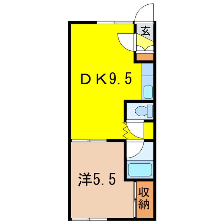 コーポ順の間取り