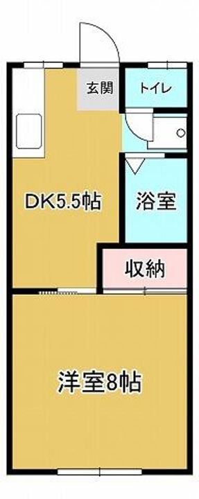 第5コーポ恵の間取り