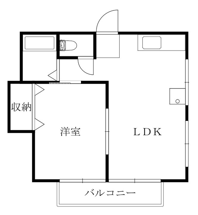 徳島県徳島市富田橋4(マンション)の賃貸物件の間取り