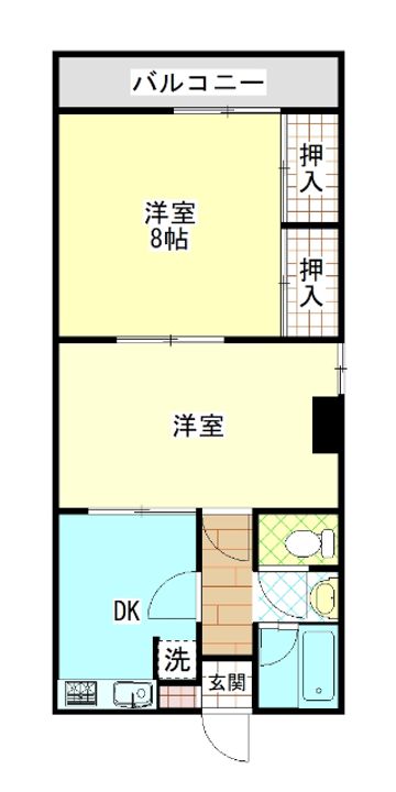 緑荘の間取り