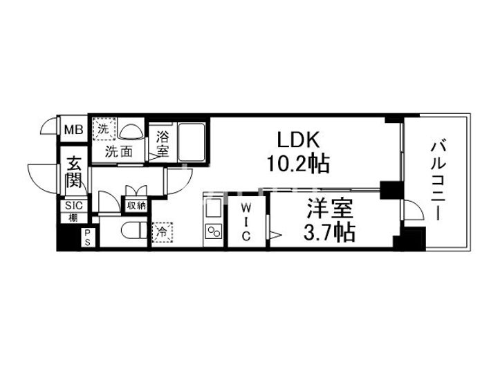 アドバンス京都クラッセの間取り