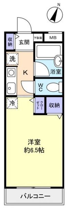 TKマンションの間取り
