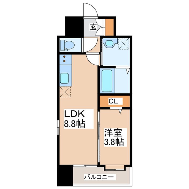 サンヒルズ県庁東の間取り