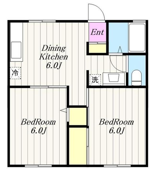 エンゼルハイツ(愛甲4)の間取り