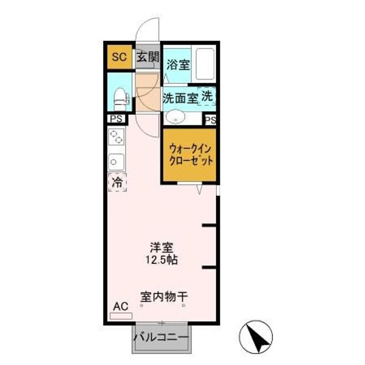 ミラマールBの間取り