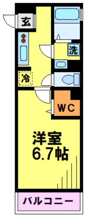 マーリエ調布の間取り
