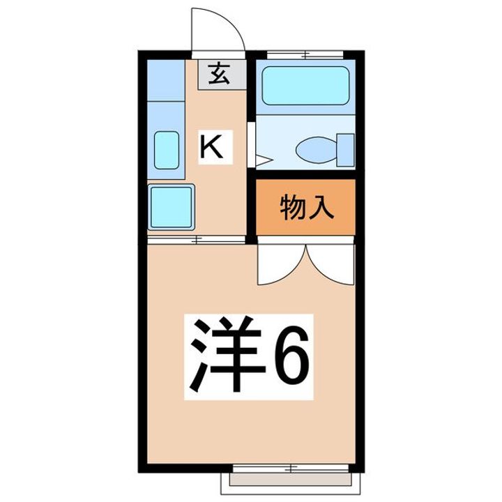 メゾントガワの間取り