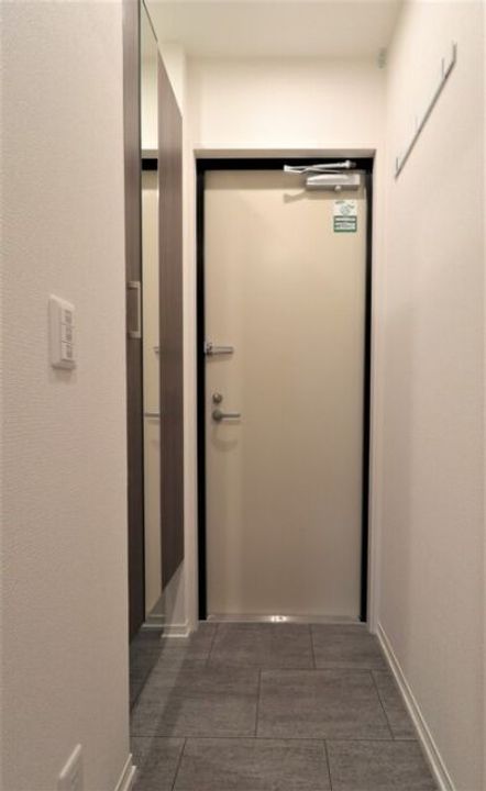 新潟県長岡市千手3(アパート)の賃貸物件の玄関