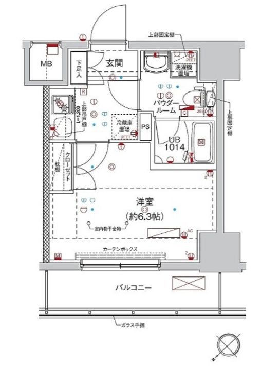 RELUXIA横濱鶴見IVの間取り