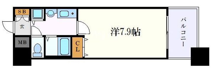 プレサンス栄メディパークの間取り