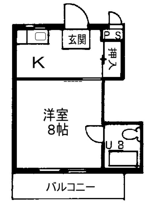 メルシーハイツの間取り