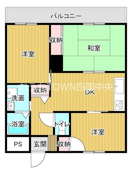 サンビオーズイブキの間取り