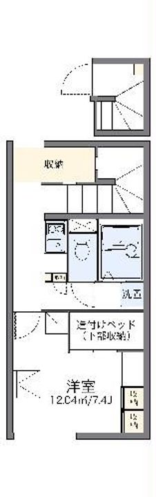 レオパレスメルベーユの間取り