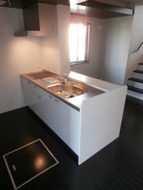 岡山県岡山市中区円山(一戸建)の賃貸物件のキッチン