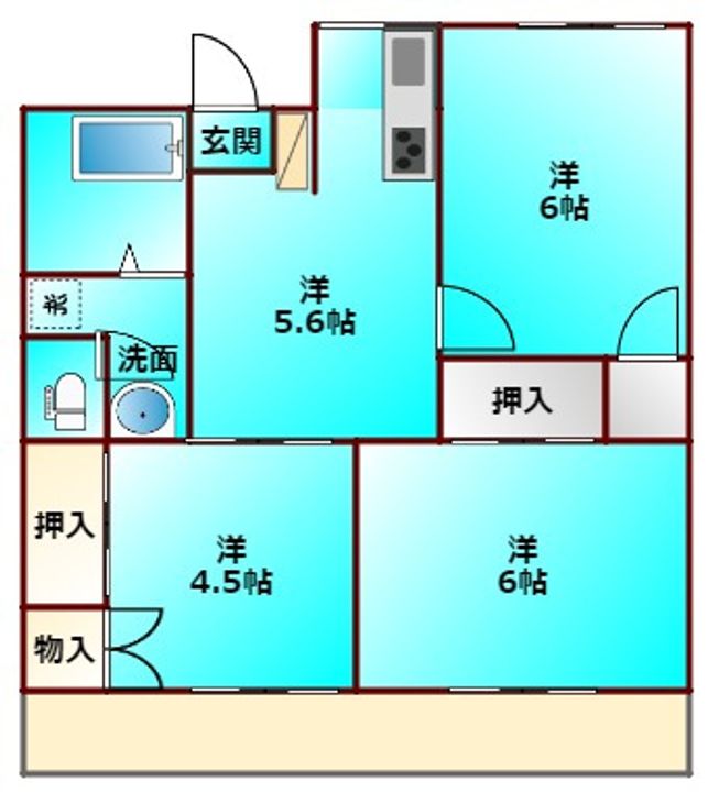 第2みずほビルディングの間取り