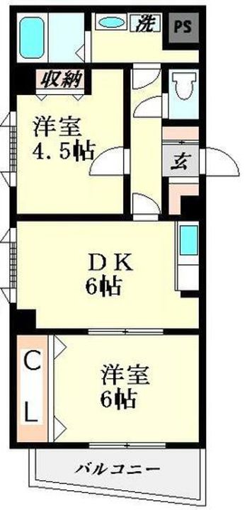 マンシオンアチェ・イーの間取り