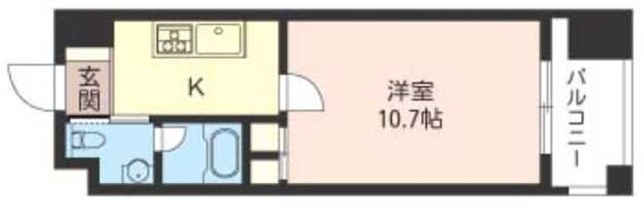 東京都中央区銀座3(マンション)の賃貸物件の間取り