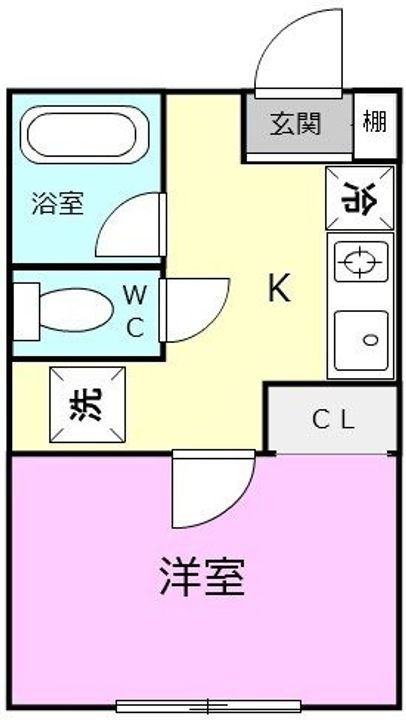 和歌山県和歌山市有本(アパート)の賃貸物件の間取り