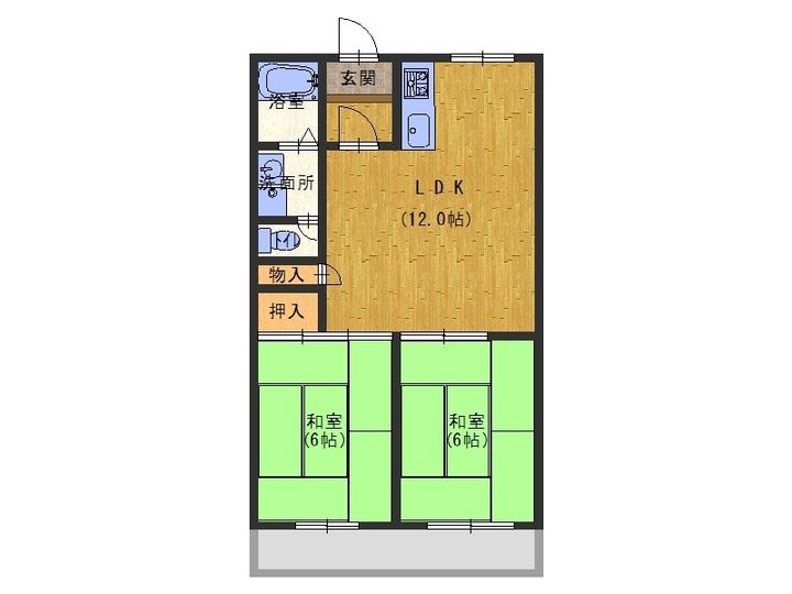 中野ハイツの間取り