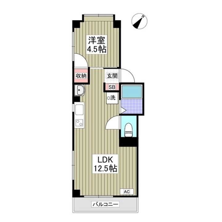 埼玉県ふじみ野市大原2(マンション)の賃貸物件の間取り