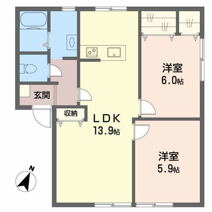 アークプラザ元町の間取り