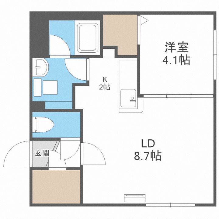 Birchの間取り
